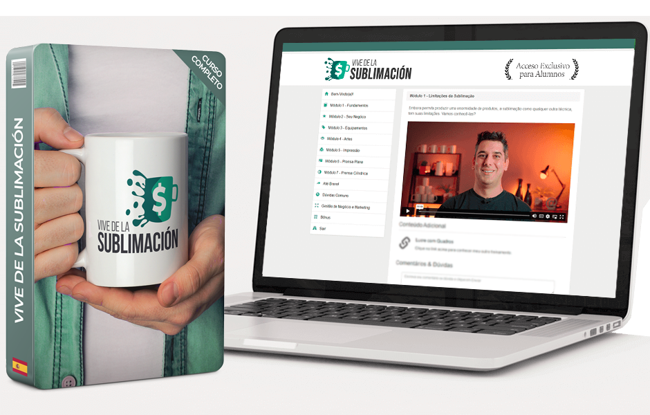 Curso Lucre com Sublimação - Caixa 3D Produto