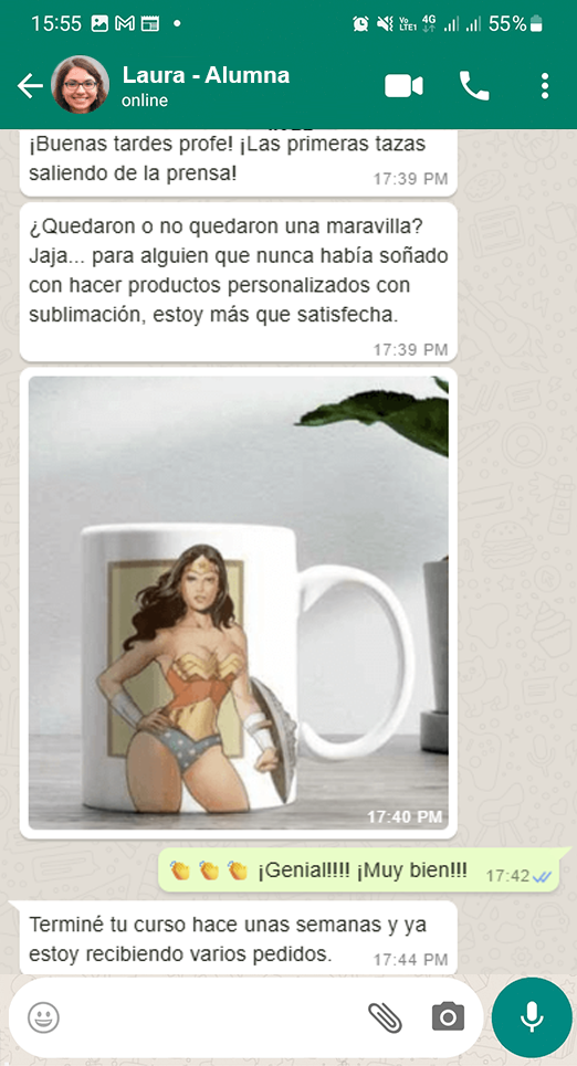 Depoimento Curso Lucre com Sublimação 03